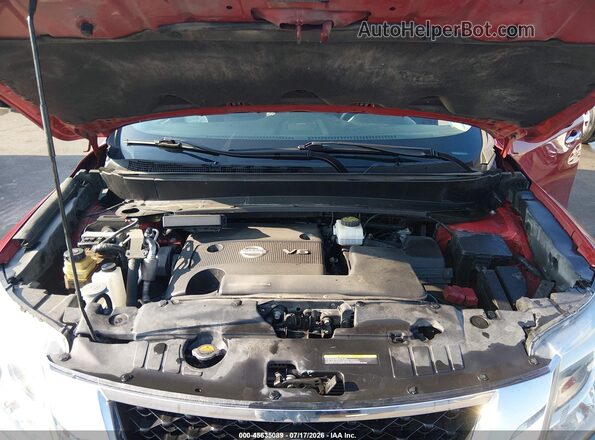 5N1AR2MM8GC624121 2016 NISSAN PATHFINDER Red Հետևի տեսք