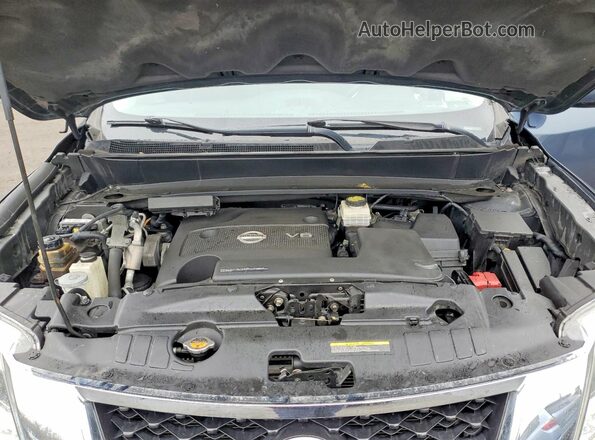 5N1AR2MM8GC648211 2016 NISSAN PATHFINDER Blue ძრავის განყოფილების ხედი