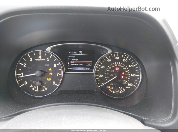 5N1AR2MM9GC660562 2016 NISSAN PATHFINDER White Вид задніх сидінь