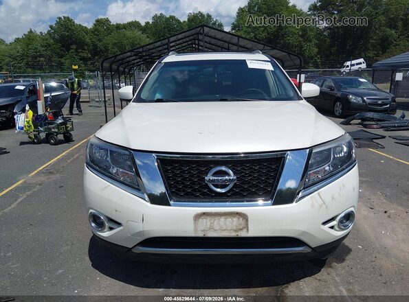 5N1AR2MM9GC660562 2016 NISSAN PATHFINDER White Вид щитка приладів