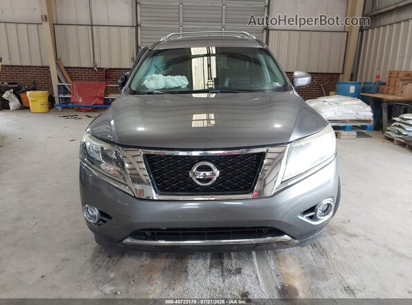 5N1AR2MM9GC665762 2016 NISSAN PATHFINDER Gray Widok wnętrza z tyłu