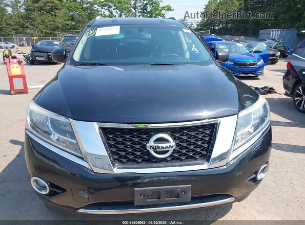 5N1AR2MMXGC612469 2016 NISSAN PATHFINDER Black Widok zestawu wskaźników