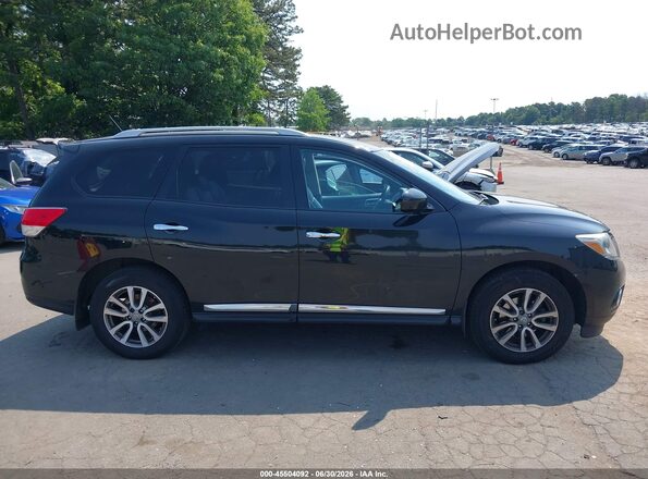 5N1AR2MMXGC612469 2016 NISSAN PATHFINDER Black Widok wnętrza z tyłu