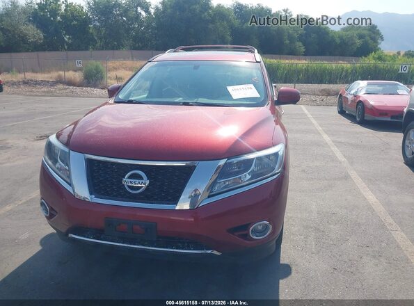 5N1AR2MMXGC617431 2016 NISSAN PATHFINDER Red წინა ხედი