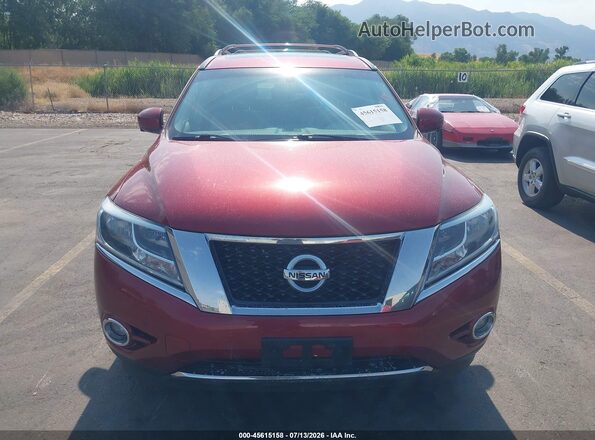 5N1AR2MMXGC617431 2016 NISSAN PATHFINDER Red ხელსაწყოთა პანელის ხედი