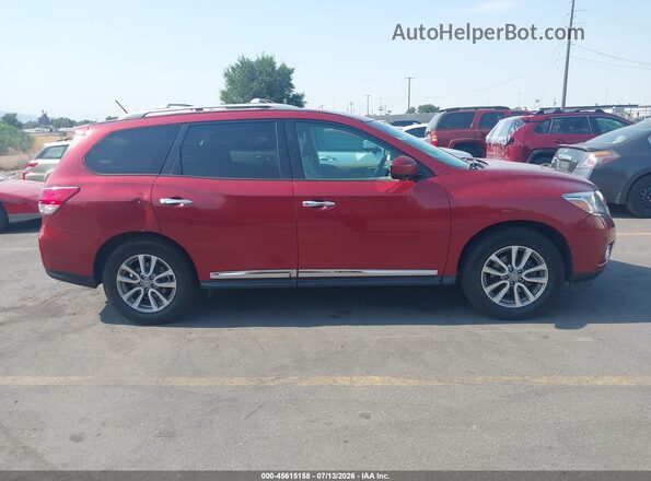 5N1AR2MMXGC617431 2016 NISSAN PATHFINDER Red უკანა სალონის ხედი