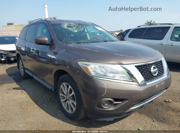 5N1AR2MMXGC641552 2016 NISSAN PATHFINDER Brown Դիմացի տեսք