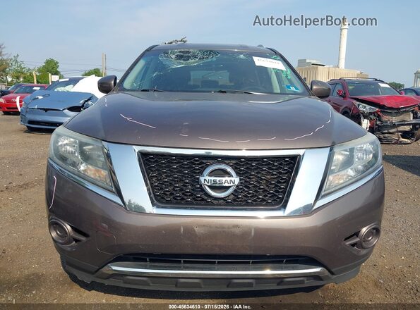 5N1AR2MMXGC641552 2016 NISSAN PATHFINDER Brown Սարքավորումների վահանակի տեսք