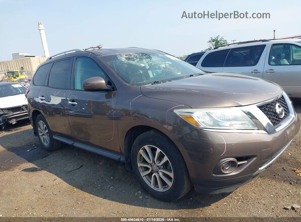 5N1AR2MMXGC641552 2016 NISSAN PATHFINDER Brown Սալոնի հետևի տեսք