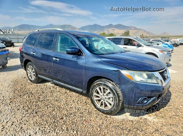5N1AR2MMXGC641907 2016 NISSAN PATHFINDER Blue Delantero derecho