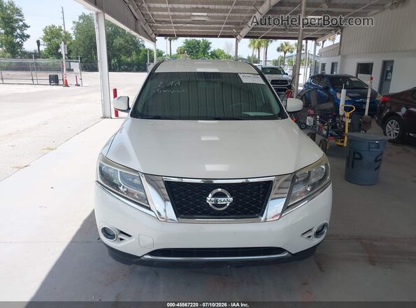 5N1AR2MN0GC637230 2016 NISSAN PATHFINDER White Вид щитка приладів