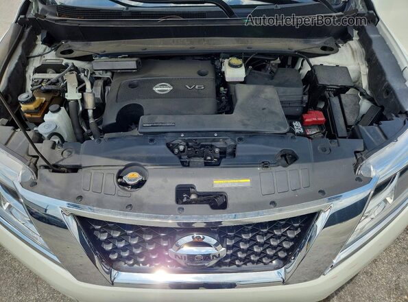 5N1AR2MN1GC641948 2016 NISSAN PATHFINDER Белый Вид подкапотного пространства