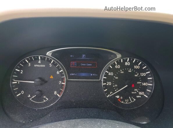 5N1AR2MN1GC665697 2016 NISSAN PATHFINDER White Widok zestawu wskaźników