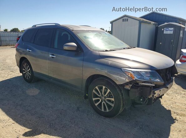 5N1AR2MN2GC644647 2016 NISSAN PATHFINDER Gray Передня права чверть
