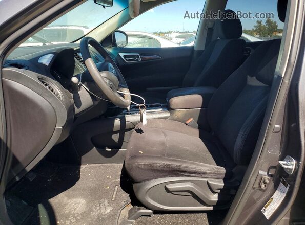 5N1AR2MN2GC644647 2016 NISSAN PATHFINDER Gray Вид салону спереду