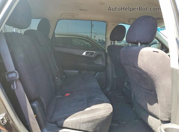 5N1AR2MN3GC660288 2016 NISSAN PATHFINDER Black Вид задньої частини салону