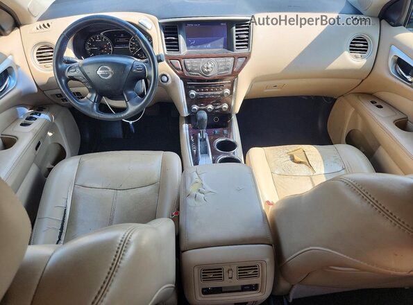 5N1AR2MN3GC669878 2016 NISSAN PATHFINDER Brown Вид панелі приладів