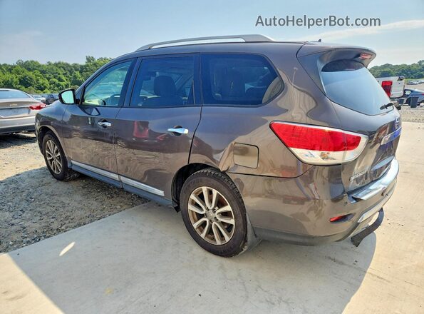 5N1AR2MN3GC669878 2016 NISSAN PATHFINDER Brown Задня ліва чверть