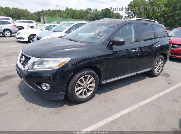 5N1AR2MN4GC601363 2016 NISSAN PATHFINDER Черный Передняя левая четверть