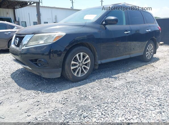 5N1AR2MN4GC665306 2016 NISSAN PATHFINDER Black Առջևի ձախ երեք քառորդ տեսարան