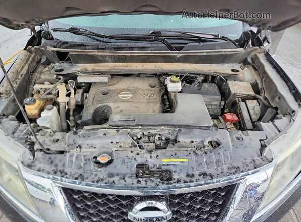5N1AR2MN6GC670572 2016 NISSAN PATHFINDER Black Vista del compartimento del motor