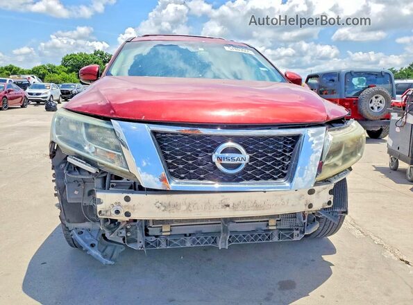5N1AR2MN7GC608856 2016 NISSAN PATHFINDER Red Вид спереду