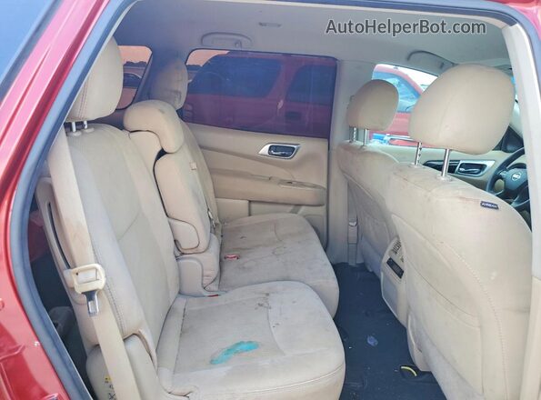 5N1AR2MN7GC608856 2016 NISSAN PATHFINDER Red Вид задньої частини салону