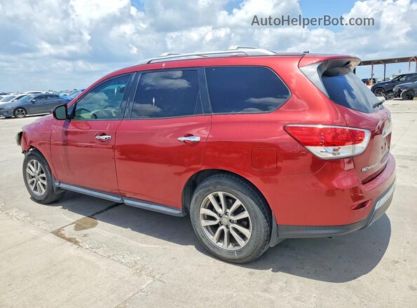5N1AR2MN7GC608856 2016 NISSAN PATHFINDER Red Задня ліва чверть