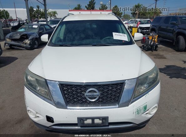 5N1AR2MN7GC629111 2016 NISSAN PATHFINDER White Instrument cluster view