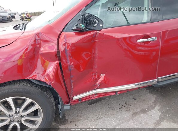 5N1AR2MN8GC626816 2016 NISSAN PATHFINDER Red Դիմացի տեսք