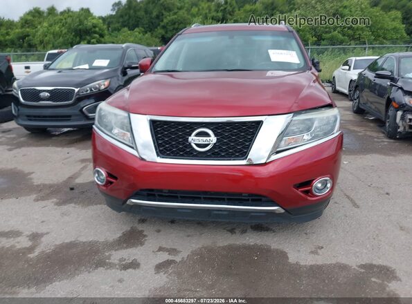5N1AR2MN8GC626816 2016 NISSAN PATHFINDER Red Սարքավորումների վահանակի տեսք
