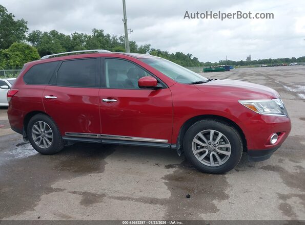 5N1AR2MN8GC626816 2016 NISSAN PATHFINDER Red Սալոնի հետևի տեսք