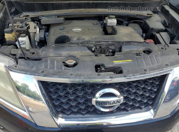 5N1AR2MN8GC669519 2016 NISSAN PATHFINDER Black Widok wnętrza z tyłu