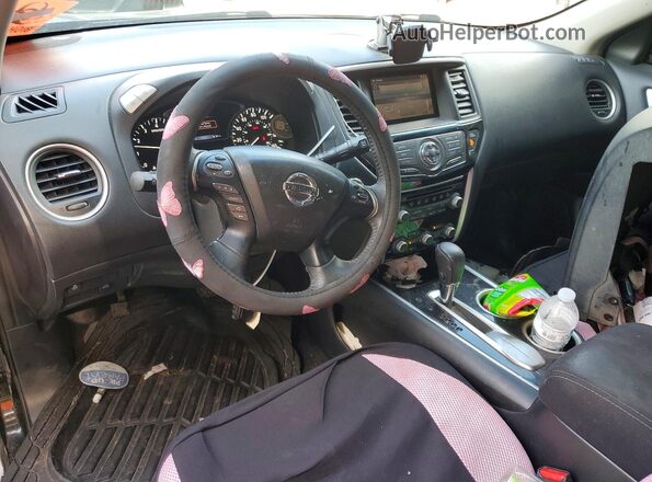 5N1AR2MN8GC669519 2016 NISSAN PATHFINDER Black Widok deski rozdzielczej