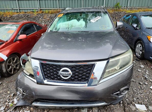 5N1AR2MN9GC666838 2016 NISSAN PATHFINDER Gray Widok z przodu