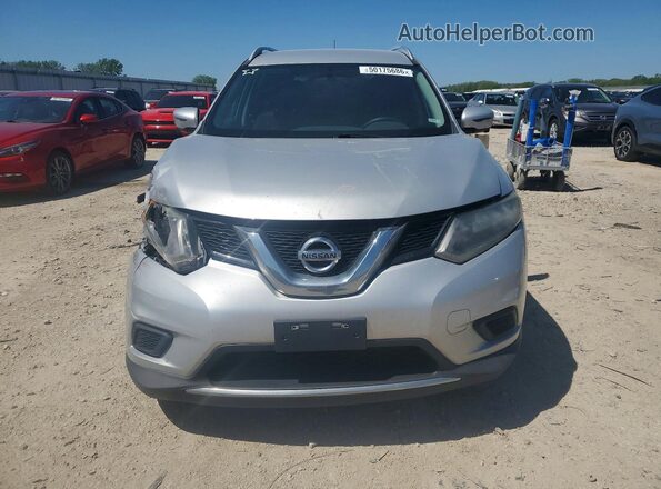 5N1AT2MM1GC773133 2016 NISSAN ROGUE Silver Widok z przodu