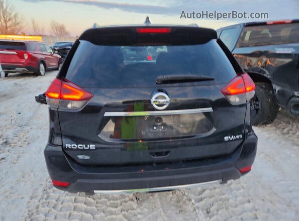5N1AT2MM1HC730624 2017 NISSAN ROGUE Черный Вид сзади