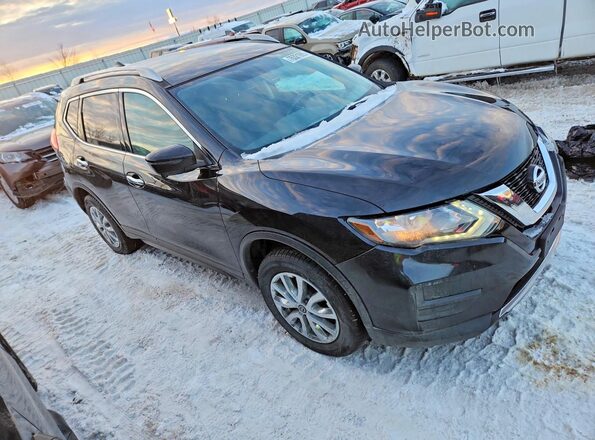 5N1AT2MM1HC730624 2017 NISSAN ROGUE Черный Передняя правая четверть