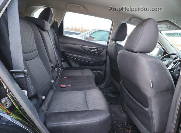5N1AT2MM1HC730624 2017 NISSAN ROGUE Черный Вид задней части салона