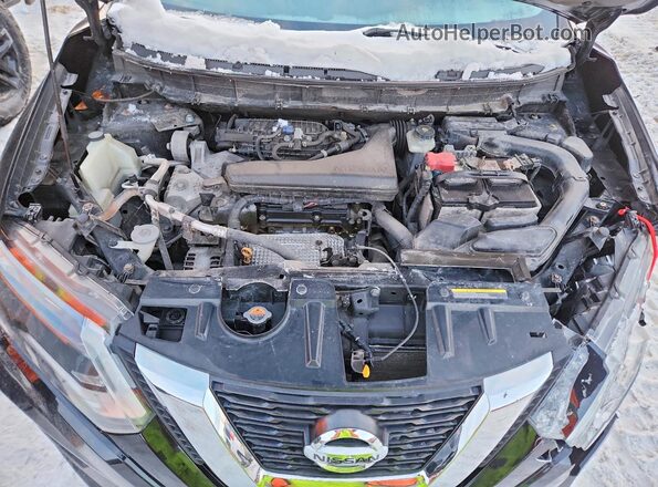 5N1AT2MM1HC730624 2017 NISSAN ROGUE Черный Вид подкапотного пространства