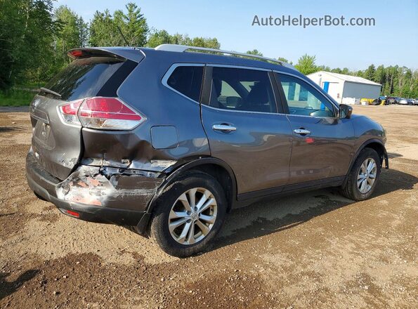 5N1AT2MM2GC805118 2016 NISSAN ROGUE Gray Trasero derecho