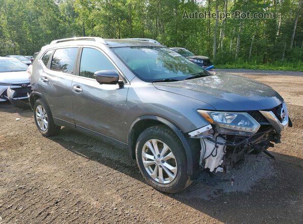 5N1AT2MM2GC805118 2016 NISSAN ROGUE Gray Delantero derecho