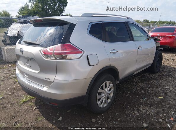 5N1AT2MM5GC864048 2016 NISSAN ROGUE Silver Задня права чверть