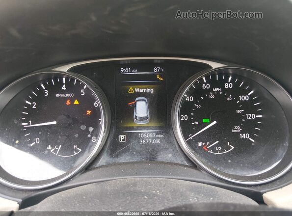 5N1AT2MM6GC805476 2016 NISSAN ROGUE White Вид задніх сидінь