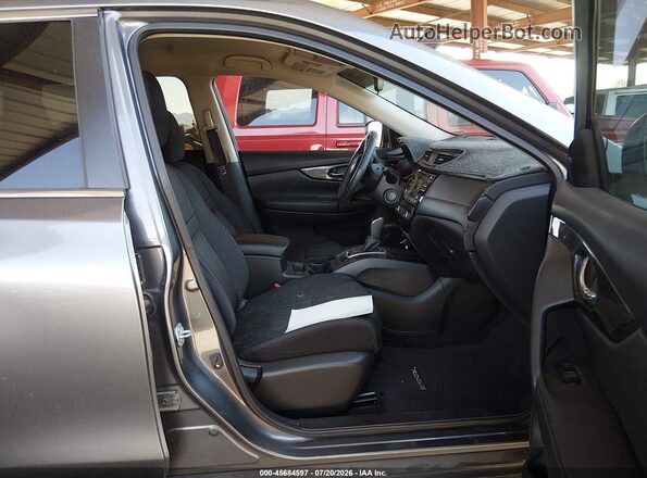 5N1AT2MMXHC743369 2017 NISSAN ROGUE Gray წინა სალონის ხედი