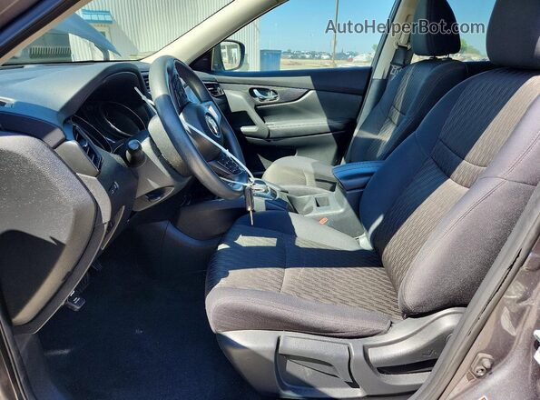 5N1AT2MN5HC834820 2017 NISSAN ROGUE Silver წინა სალონის ხედი