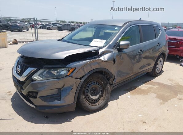 5N1AT2MN6HC738372 2017 NISSAN ROGUE Gray Передня ліва чверть