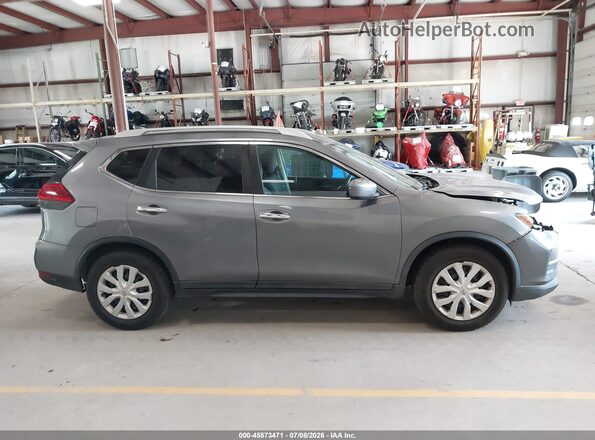 5N1AT2MN6HC740140 2017 NISSAN ROGUE Gray Սալոնի հետևի տեսք