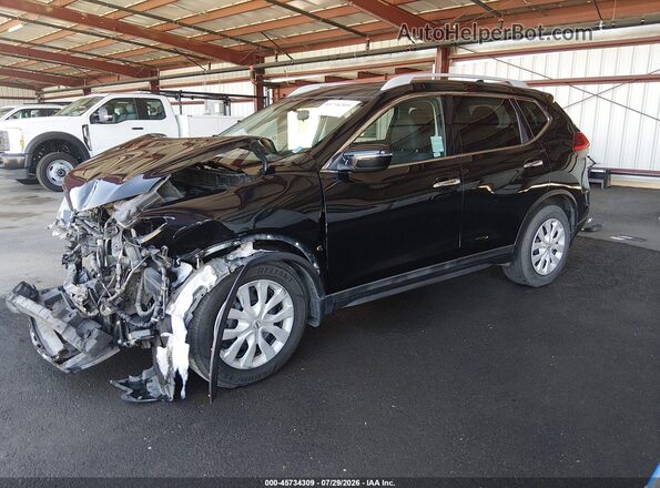 5N1AT2MN6HC761666 2017 NISSAN ROGUE Black წინა მარცხენა ხედი სამი მეოთხედიდან