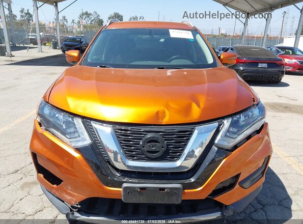 5N1AT2MN7HC760428 2017 NISSAN ROGUE Orange Instrument cluster view